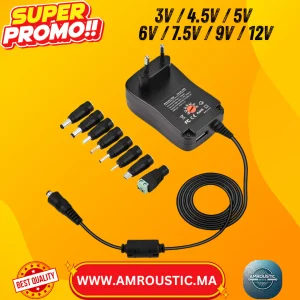 adaptateur d'alimentation 3V-12V