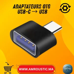 Adaptateurs OTG USB-C vers USB (USB-A) – USB 2.0 – Mini Convertisseur
